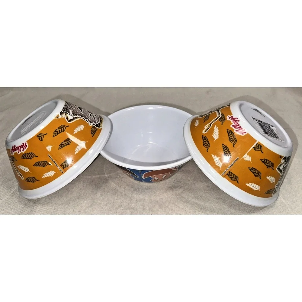Kellogg's Cinnamon Toast Crunch Bowls Set of 3 Snap Crackle Pop Plastic